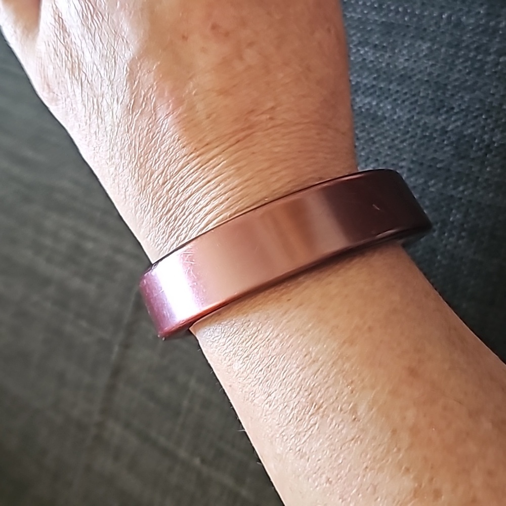 Resin Slanted Bangle Bracelet B